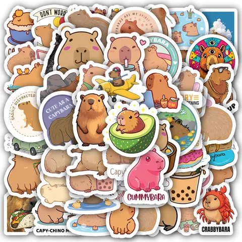Capybara Sticker Set