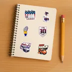 Joe Gibbs Racing Sticker Set thumbnail 5