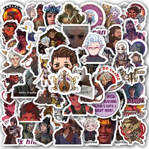 Baldurs Gate 3 Sticker Set
