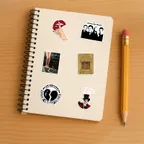 2000s Emo Pop Punk Sticker Set thumbnail 5