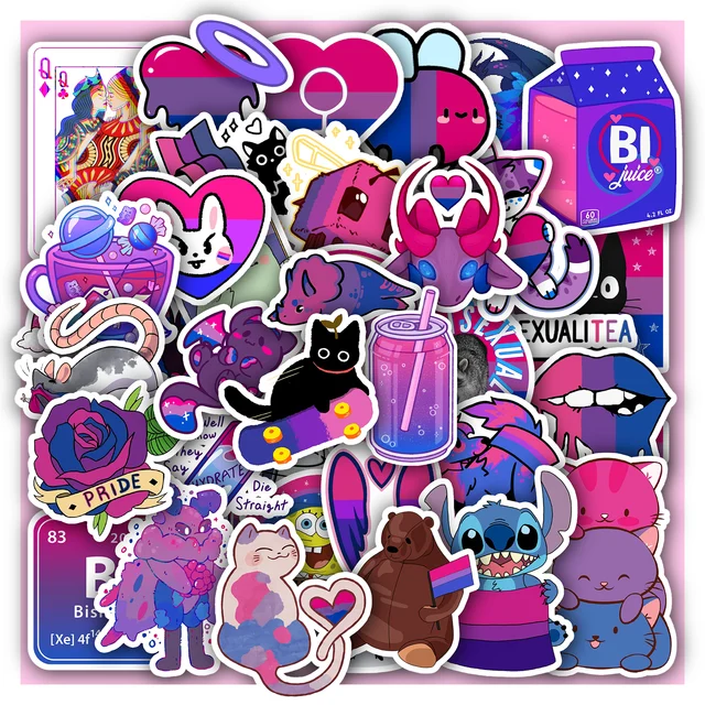 Bisexual Sticker Set