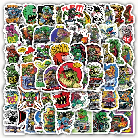 Rat Fink Sticker Set