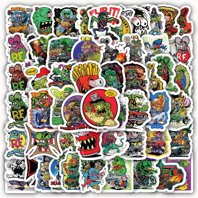 Rat Fink Sticker Set