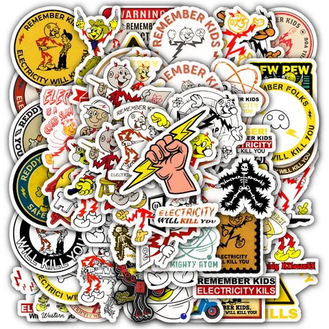 Reddy Kilowatt Sticker Set