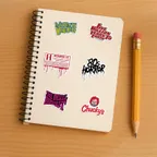 Horror Movie Logo Sticker Set thumbnail 5