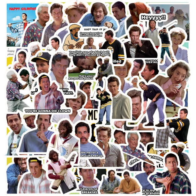 Happy Gilmore Sticker Set