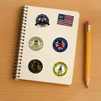 American 2nd Amendment Sticker Set thumbnail 5