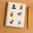 Clearance Raccoon Sticker Set thumbnail 5