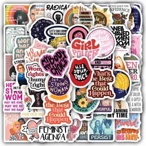 Inspirational Feminist Sticker Set
