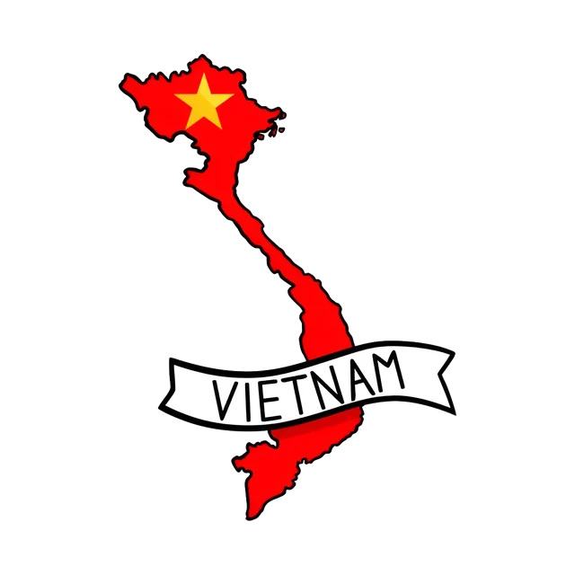 Country Flag Map Sticker Set
