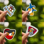 Club Penguin Cursed Unhinged Sticker Set thumbnail 3