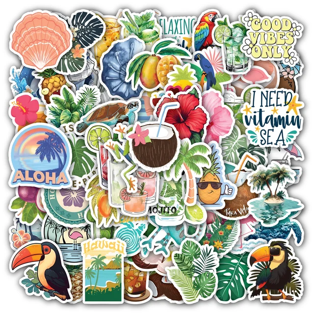 Tropical Sticker Set