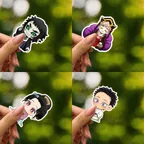 Kimetsu No Yaiba the Movie Infinity Castle Stickers thumbnail 2