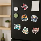 Us States Map Sticker Set thumbnail 7