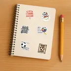 Soccer Scrapbooking Motivational Sticker Set thumbnail 5