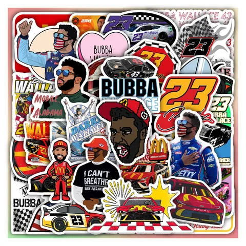 Bubba Wallace Sticker Set
