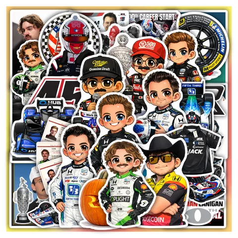 Rahal Letterman Lanigan Racing Sticker Set