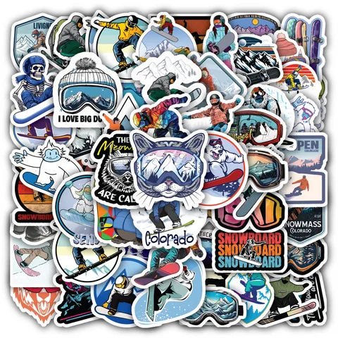 Snowboard Sticker Set