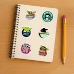Baby Yoda Sticker Set thumbnail 5