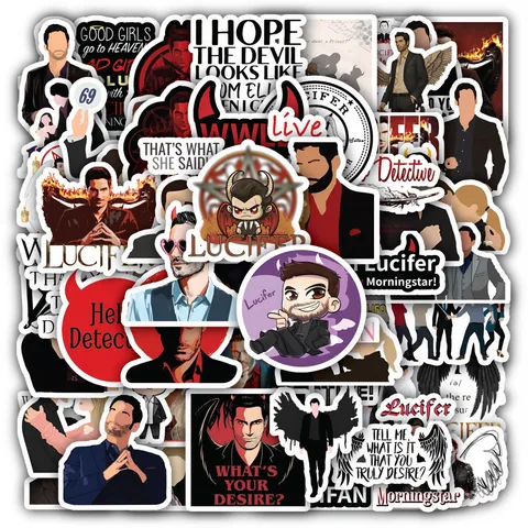 Tv Show Lucifer Sticker Set