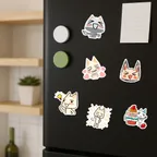 Toro Cartoon Cat Sticker Set thumbnail 7