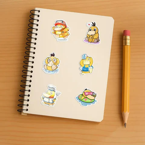 Psyduck Sticker Set