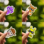 Cartoon Sprunki Sticker Set thumbnail 2