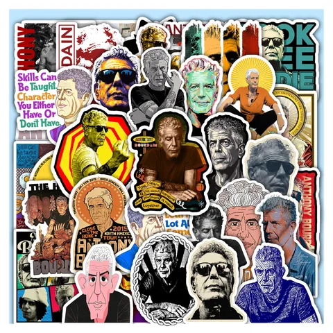 Anthony Bourdain Sticker Set
