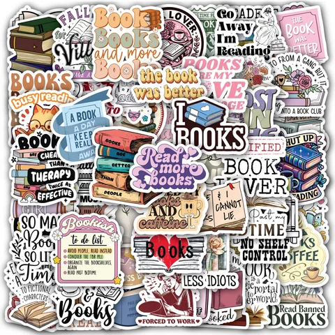 Bookish Reading Sticker Set