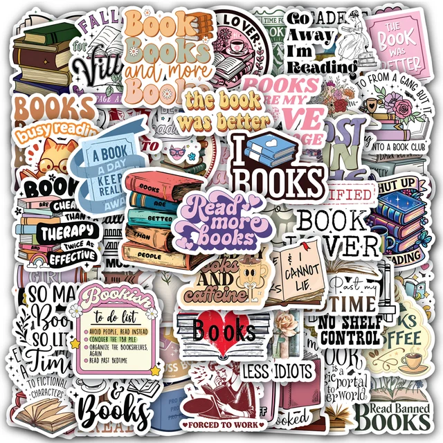 Bookish Reading Sticker Set