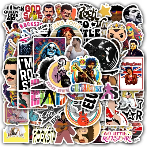 Rock Star Sticker Set