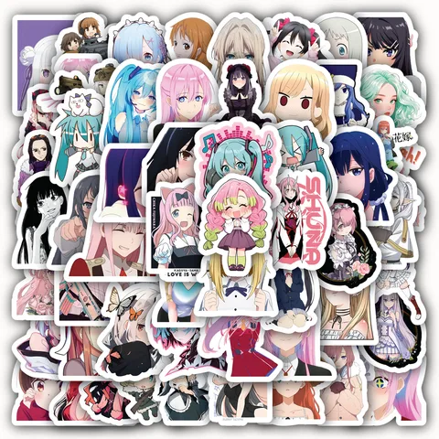 Anime Girls Sticker Set