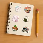 Cute Japan Aesthetic Sticker Set thumbnail 5