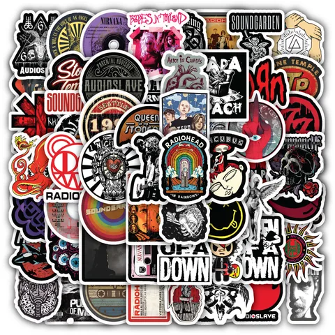 Grunge Rock Sticker Set