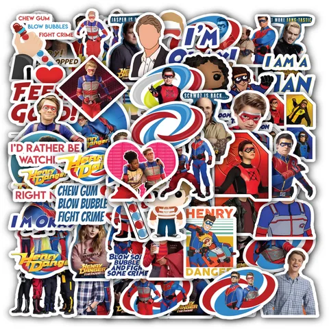Henry Danger Sticker Set