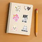 Toro Cartoon Cat Sticker Set thumbnail 5