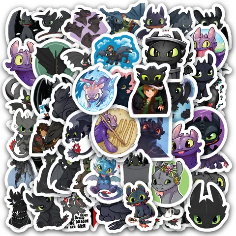 Toothless Sticker Set