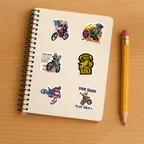 Dirt Bike Sticker Set thumbnail 5
