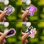 Pink Goth Sticker Set thumbnail 2