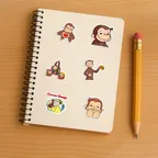 Curious George Sticker Set thumbnail 5
